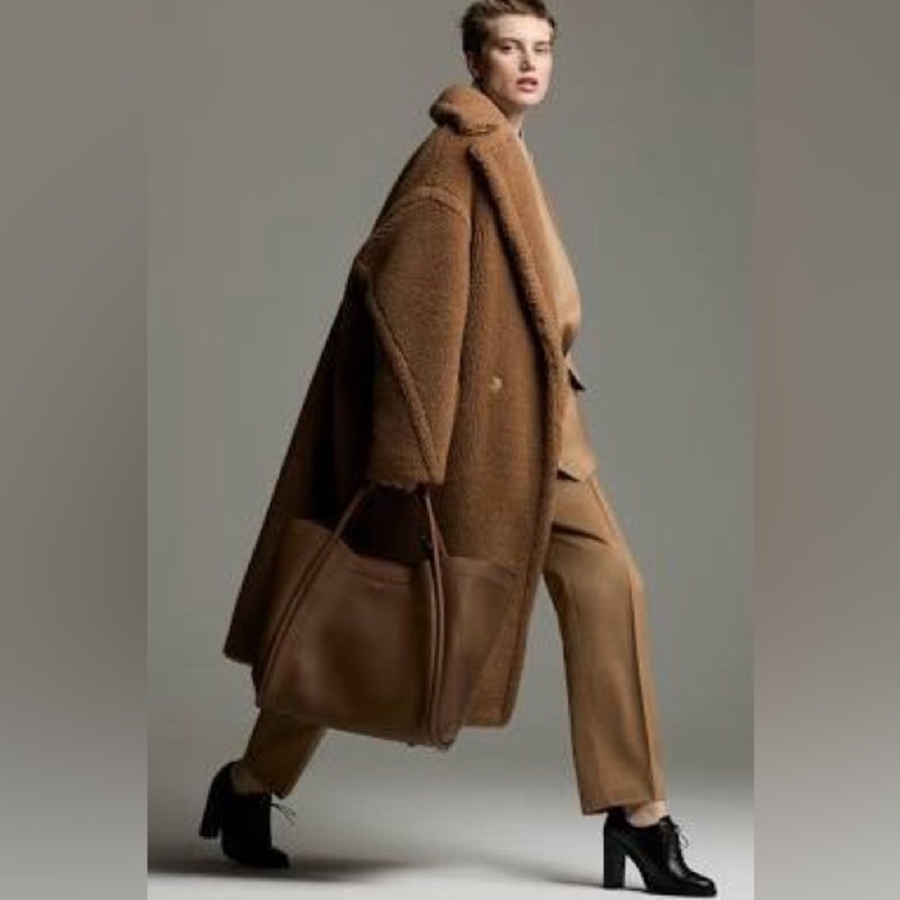 MaxMara camel Teddy Jacket - Picture 4 of 6